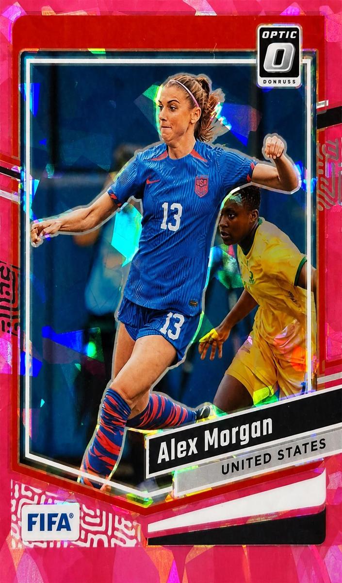 2023 Panini Donruss FIFA Soccer Pink Ice Alex Morgan #64