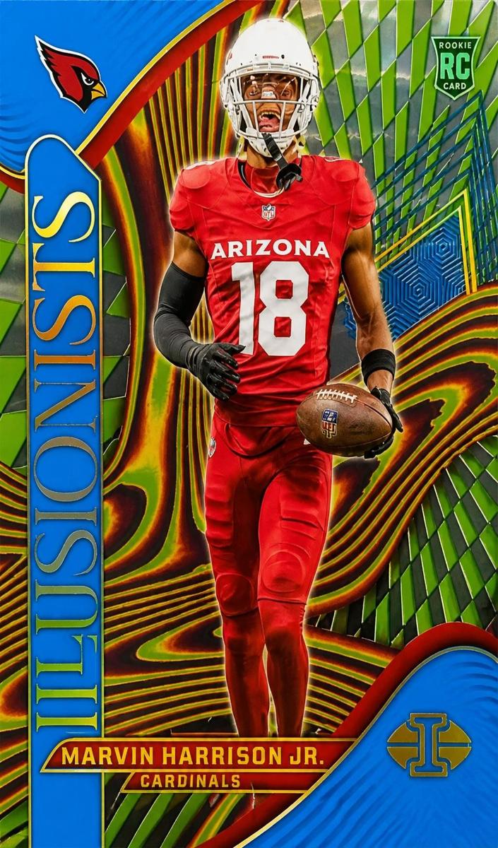2024 Panini Illusions Football Light Blue Marvin Harrison Jr. #5