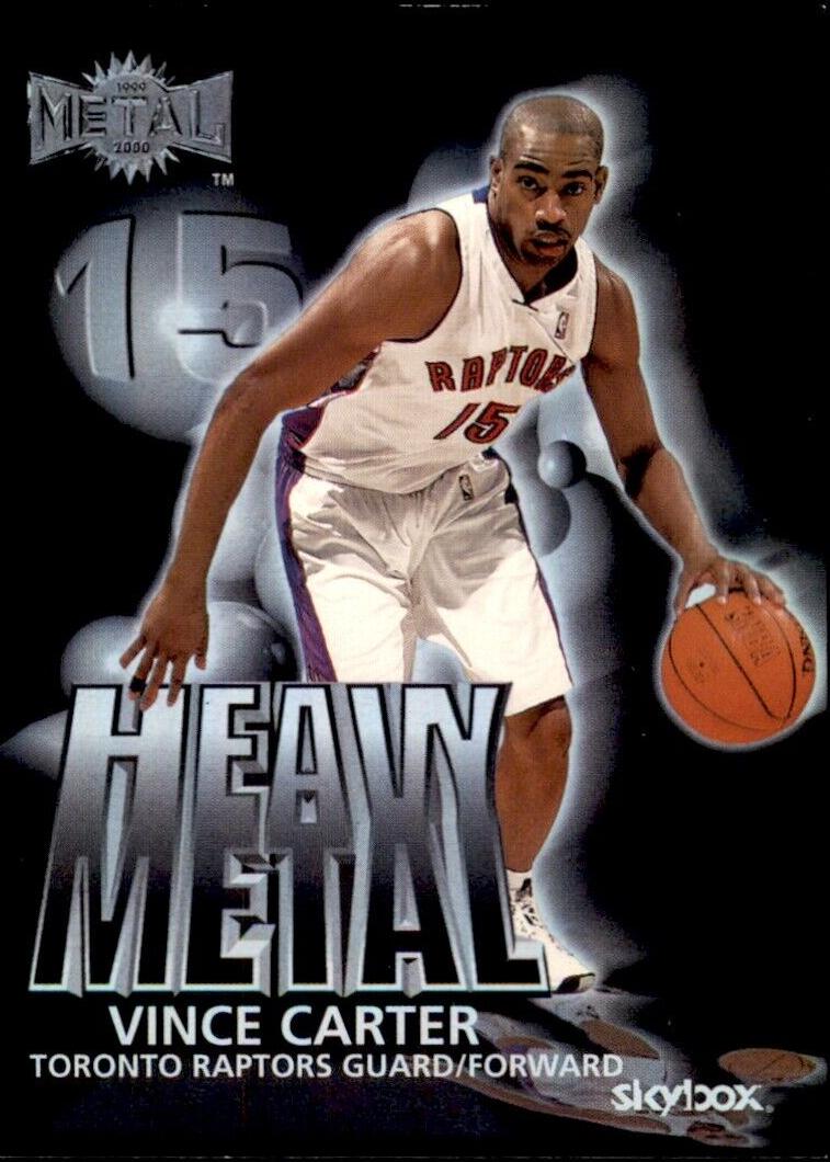 1999 Metal Basketball Vince Carter #2 H PSA 3