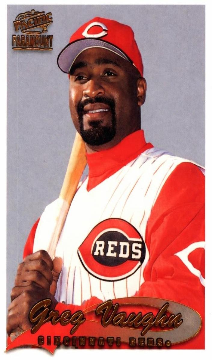 1999 Pacific Paramount Baseball Gold Greg Vaughn #67
