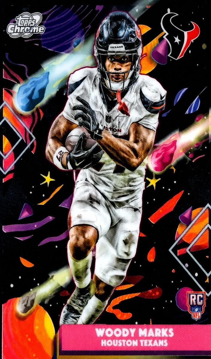 2025 Topps Cosmic Chrome Football Woody Marks #142