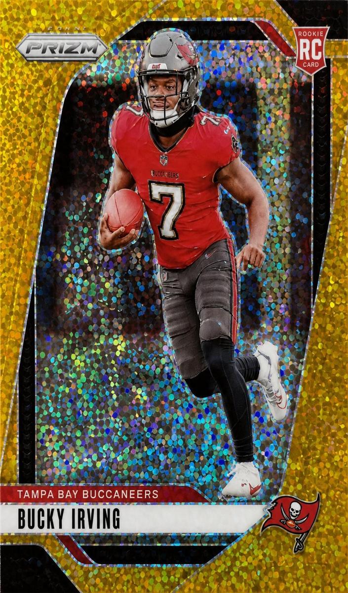 2024 Panini Prizm Football Gold Sparkle Bucky Irving #316