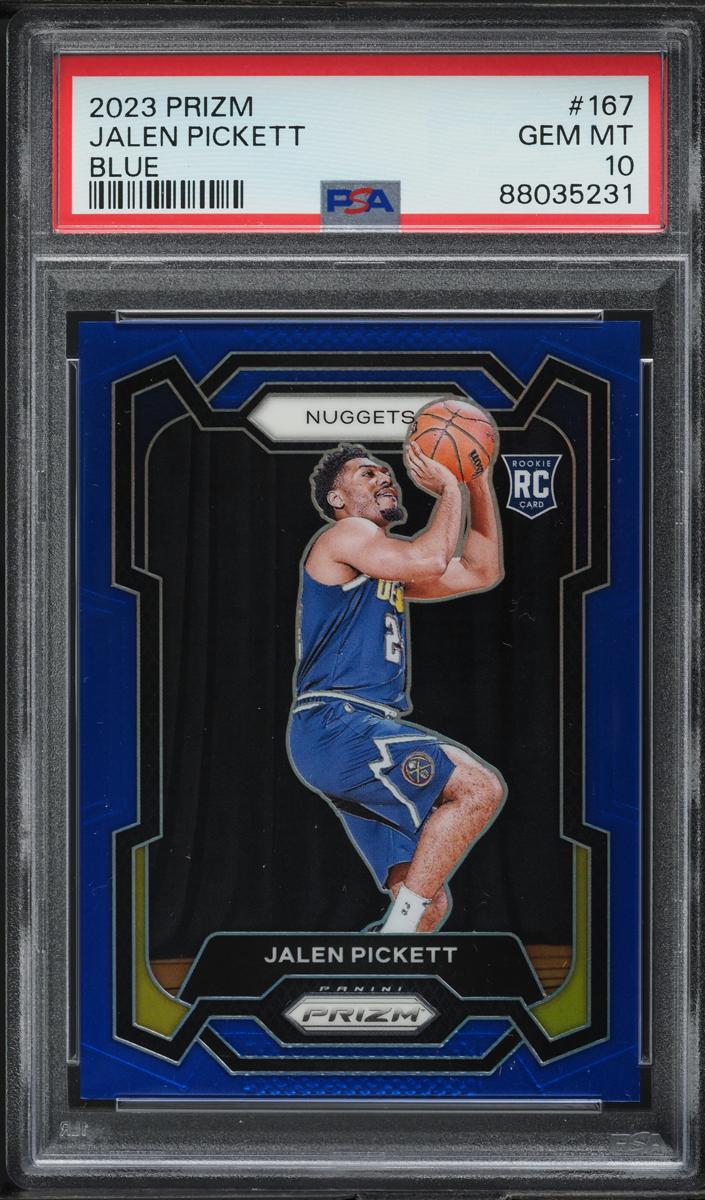 2023 Panini Prizm Basketball Blue Jalen Pickett #167