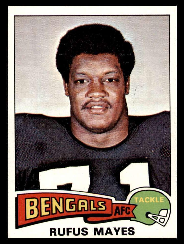 1975 Topps Football Rufus Mayes #168