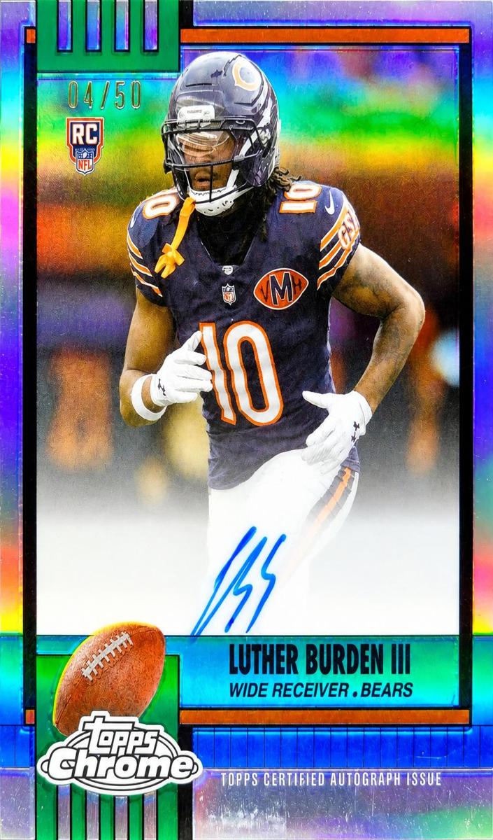 2025 Topps Chrome Football Luther Burden III #1990-LB