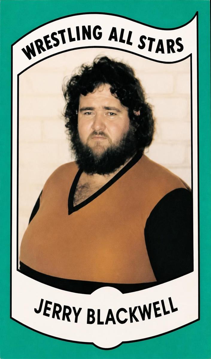 1982 Wrestling All Stars Wrestling Jerry Blackwell #17 SGC 7