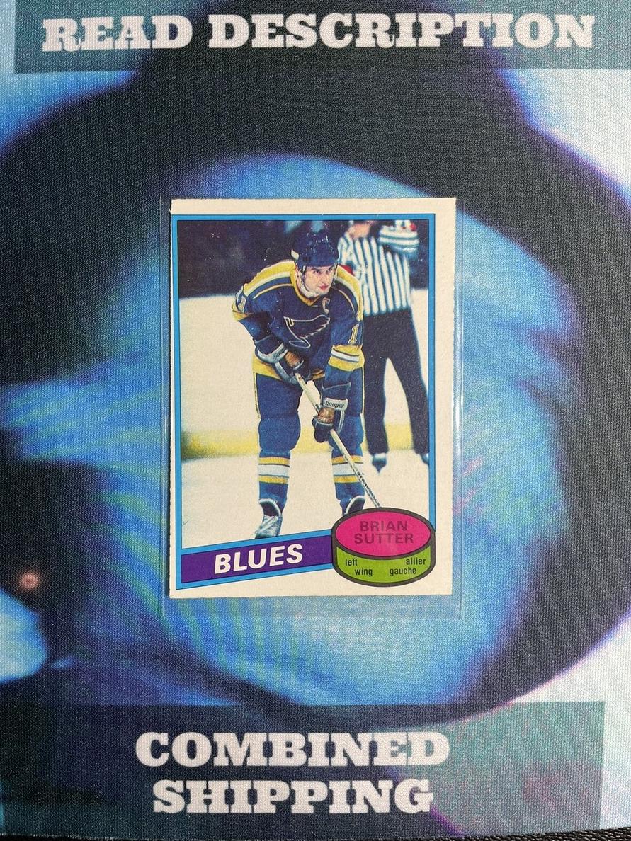 1980 O-Pee-Chee Hockey Brian Sutter #244