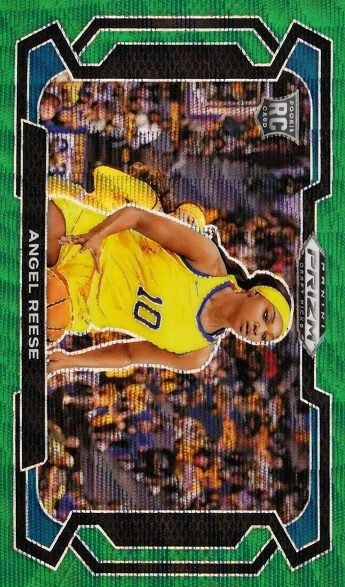 2024 Panini Prizm Draft Picks Basketball Green Wave Angel Reese #38