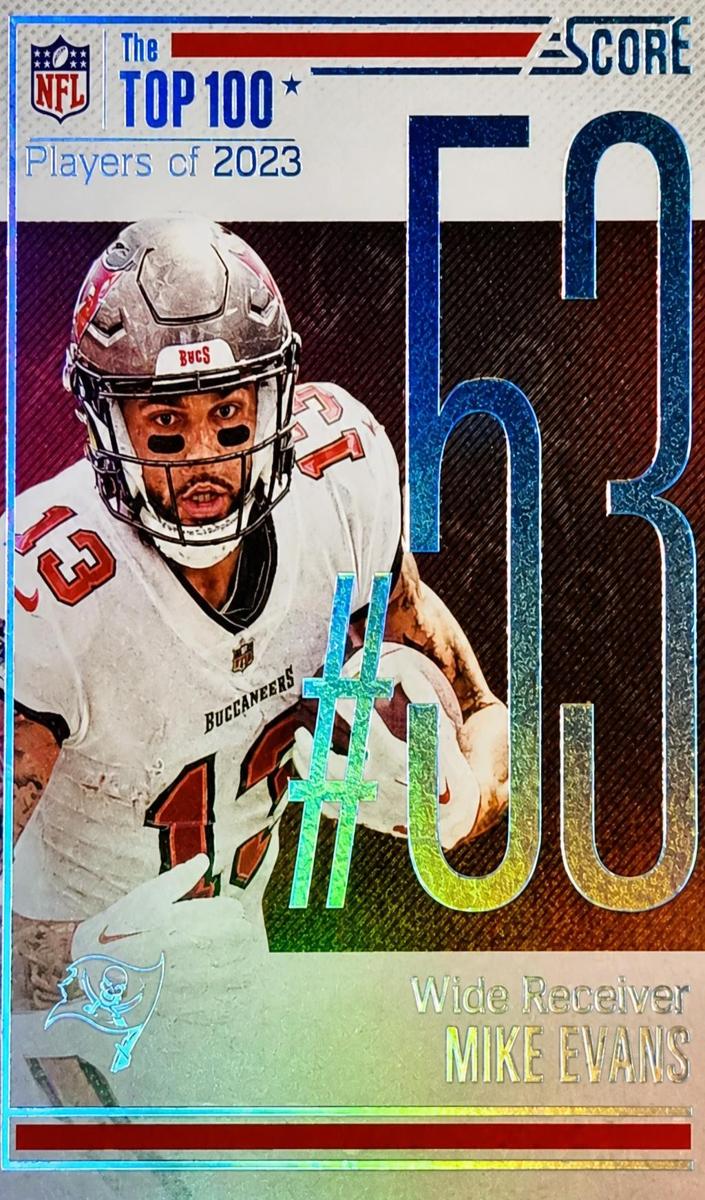 2024 Panini Score Football Mike Evans #53 PSA 8