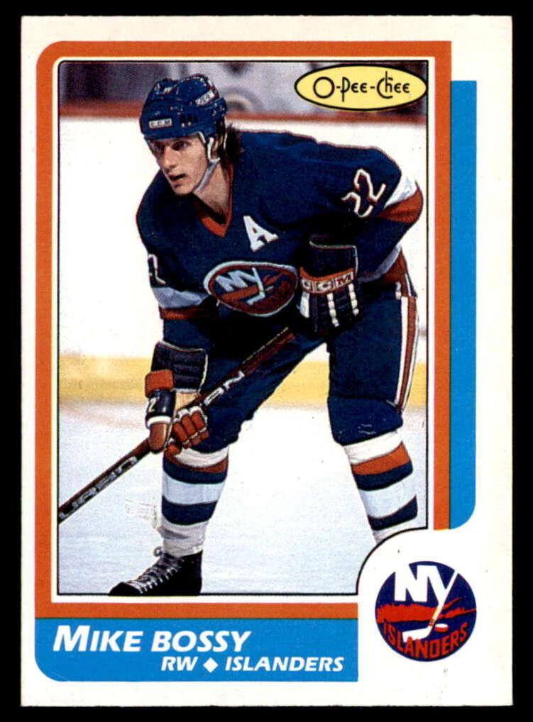 1986 O-Pee-Chee Hockey Mike Bossy #90 BGS 8.5