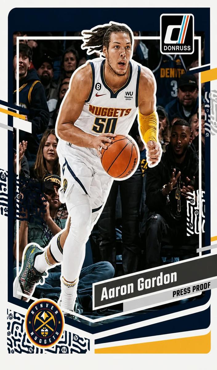 2023 Panini Donruss Basketball Press Proof Purple Aaron Gordon #38