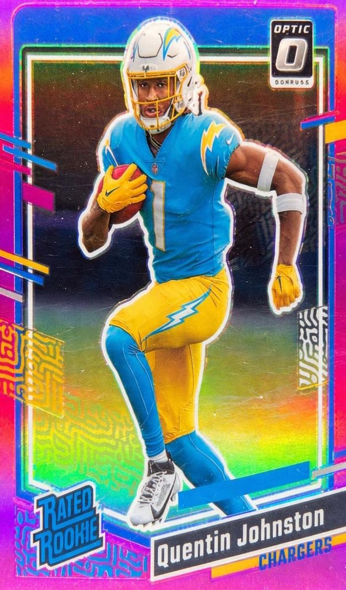 2023 Panini Donruss Football Pink Quentin Johnston #353