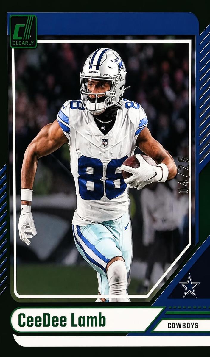 2024 Panini Clearly Donruss Football Green CeeDee Lamb #17