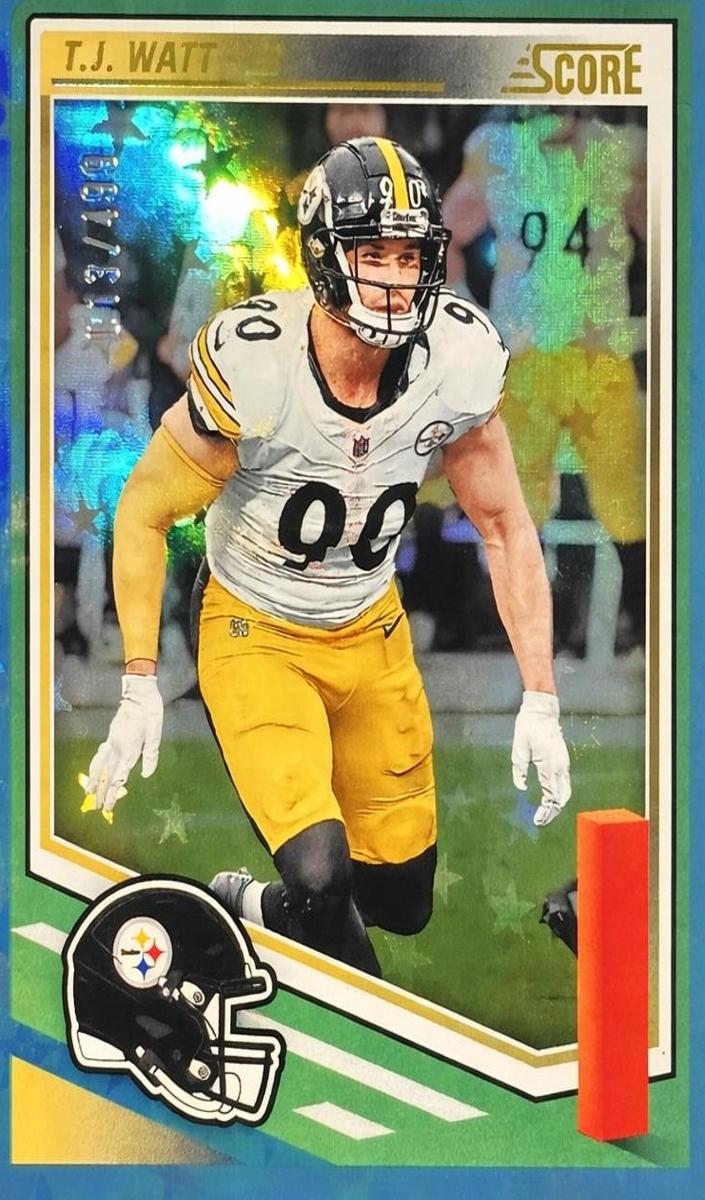 2025 Panini Score Football Stars T.J. Watt #111