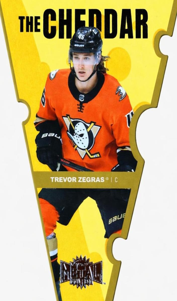 2021 Skybox Metal Universe Hockey Trevor Zegras #TC-19