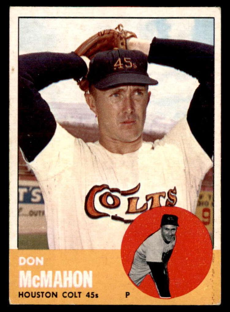 1963 Topps Baseball Don McMahon #395