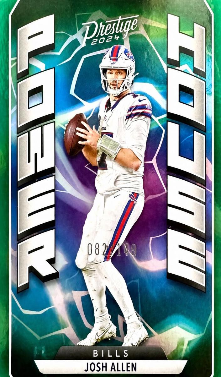 2024 Panini Prestige Football Xtra Points Green Josh Allen #PH-JAN