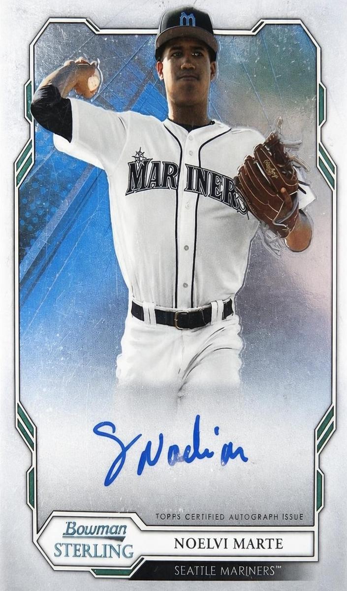 2019 Bowman Chrome Prospects Baseball Noelvi Marte #CPANMA PSA 9