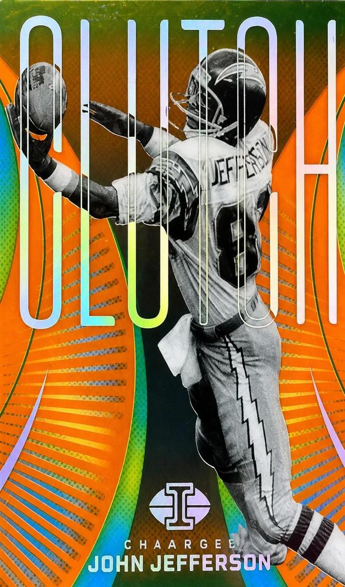 2024 Panini Illusions Football Orange John Jefferson #14