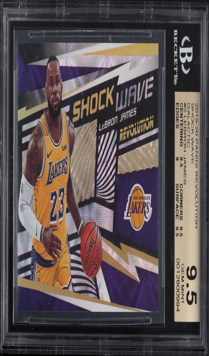 2019 Panini Revolution Basketball Galactic LeBron James #2 PSA 9