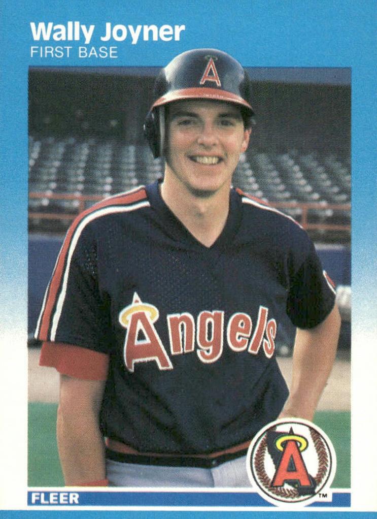1987 Fleer Baseball Wally Joyner #86