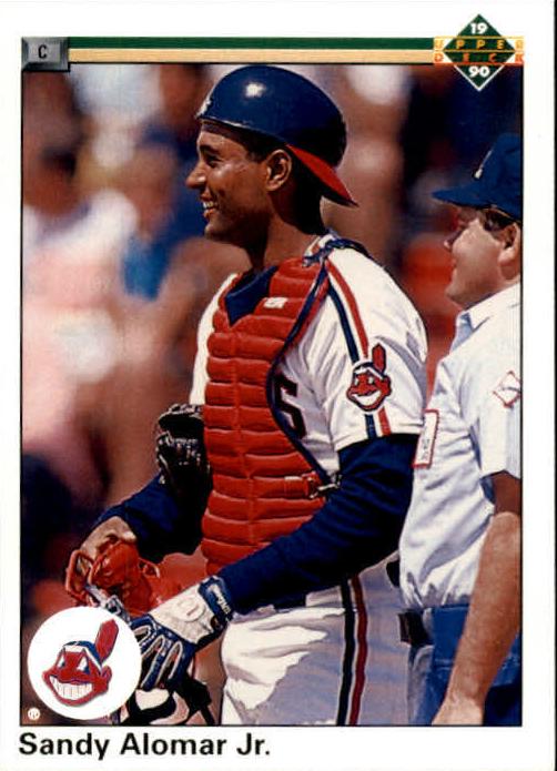 1990 Upper Deck Baseball Sandy Alomar Jr. #756 PSA 7