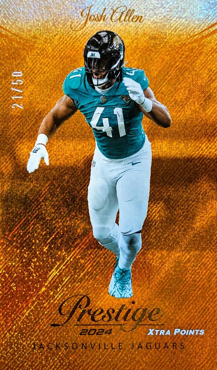 2024 Panini Prestige Football Orange Xtra Points Josh Hines-Allen #139