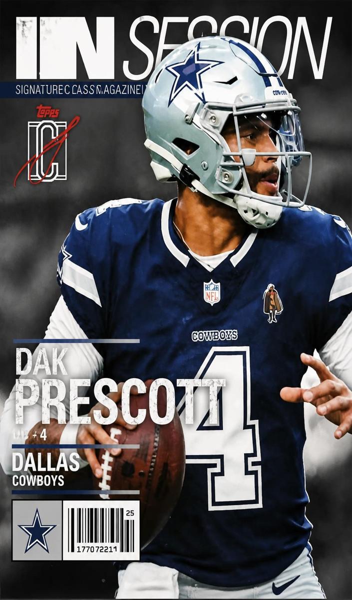 2025 Topps Signature Class Football Dak Prescott #IS-8 RAW Ungraded