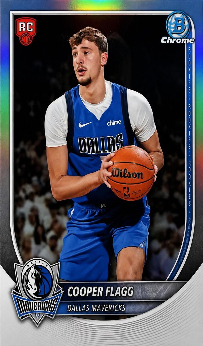 2025 Bowman Basketball Cooper Flagg #BRR-1 RAW Ungraded