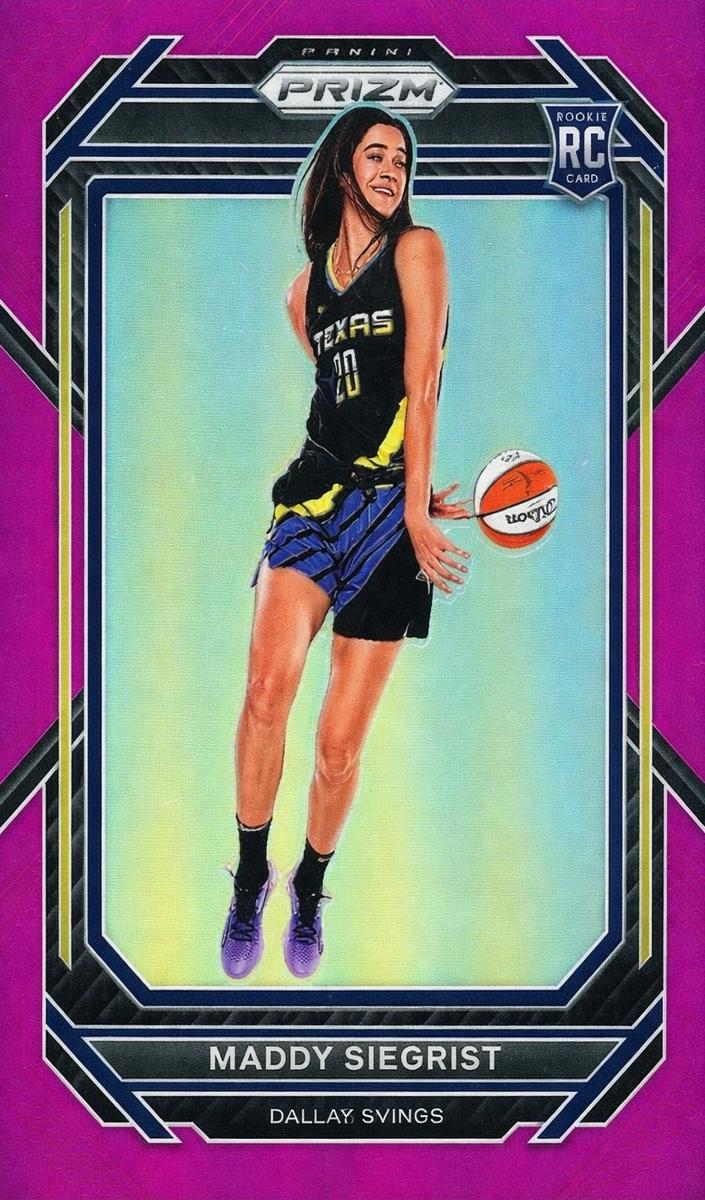 2023 Panini Prizm WNBA Basketball Purple Maddy Siegrist #135 PSA 9