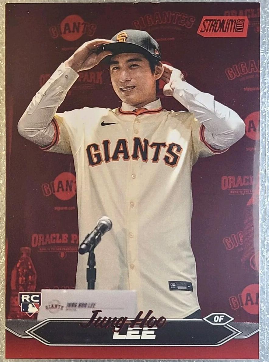 2024 Topps Stadium Club Baseball Red Foil Jung Hoo Lee #274