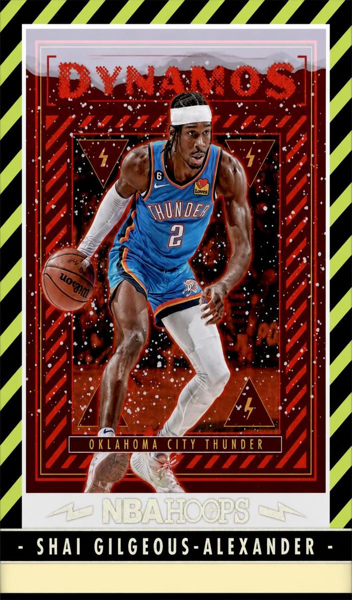 2023 Panini Hoops Basketball Winter Holo Shai Gilgeous-Alexander #6 PSA 9