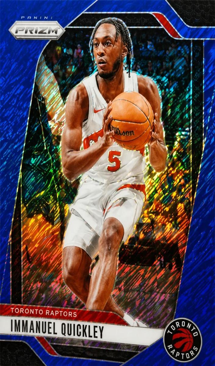 2024 Panini Prizm Basketball Blue Immanuel Quickley #78
