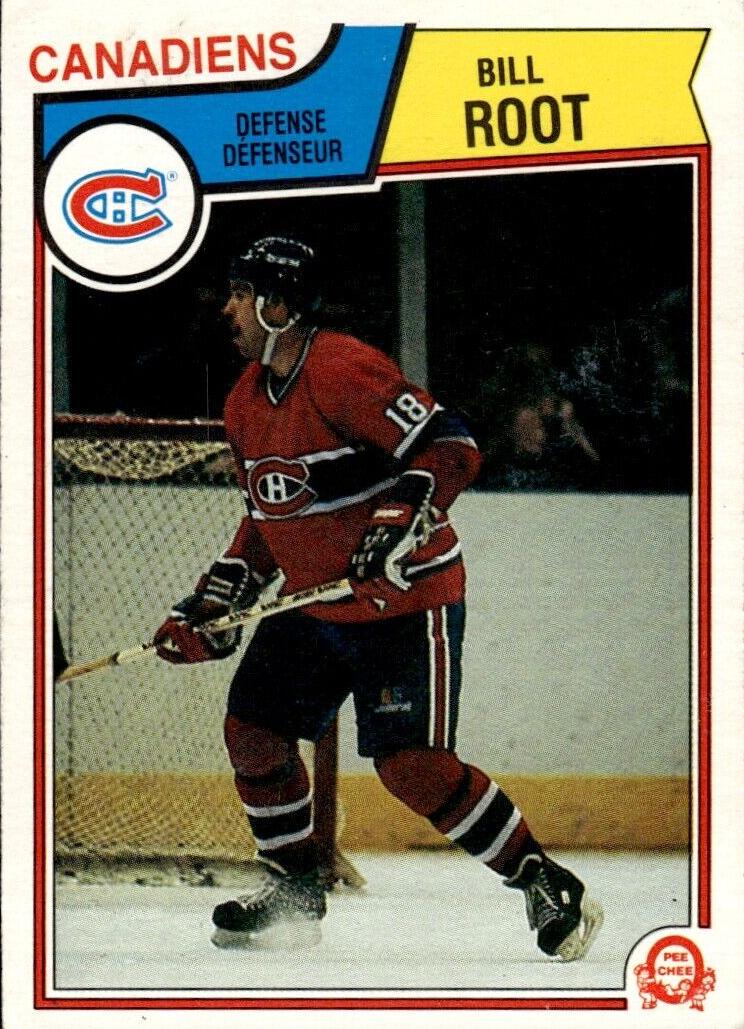 1983 O-Pee-Chee Hockey Bill Root #196 PSA 9