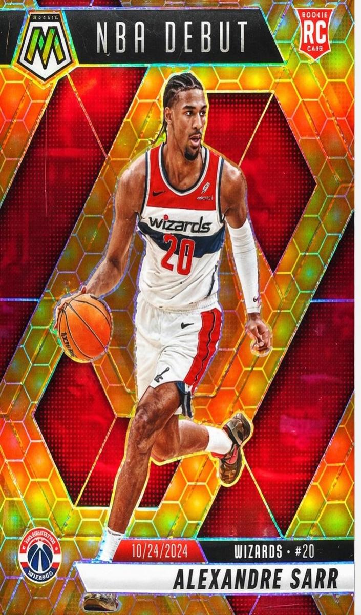 2024 Panini Mosaic Basketball Honeycomb Alexandre Sarr #254 PSA 8
