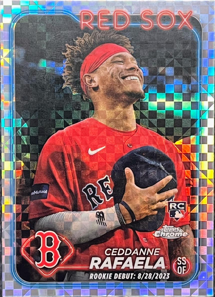 2024 Topps Chrome Update Baseball X-Fractor Ceddanne Rafaela #USC44 PSA 8