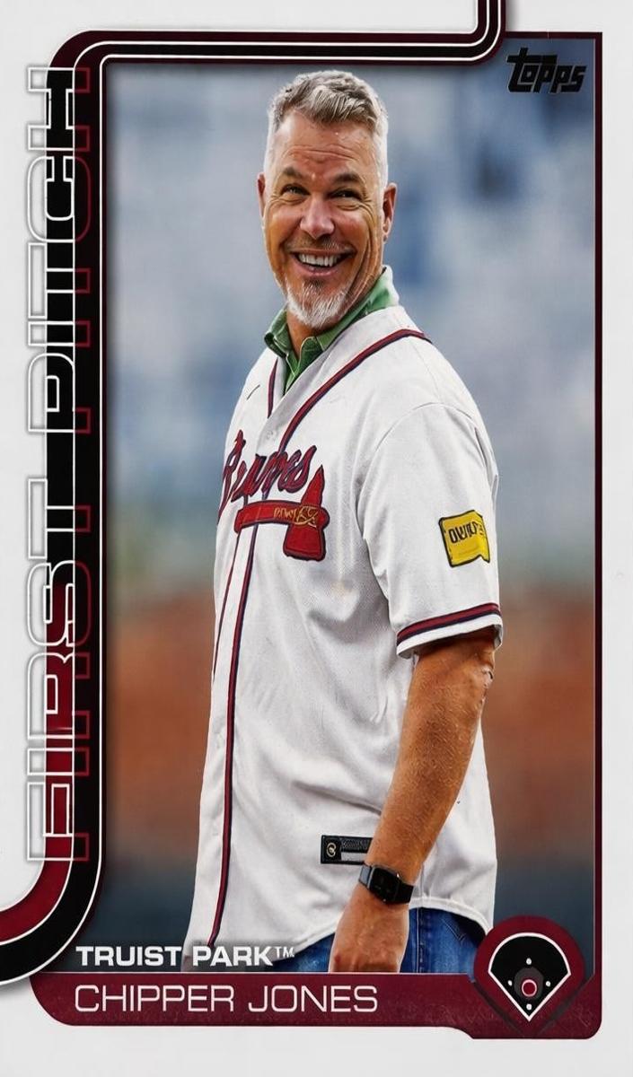 2025 Topps Baseball Chipper Jones #FP-7 PSA 10