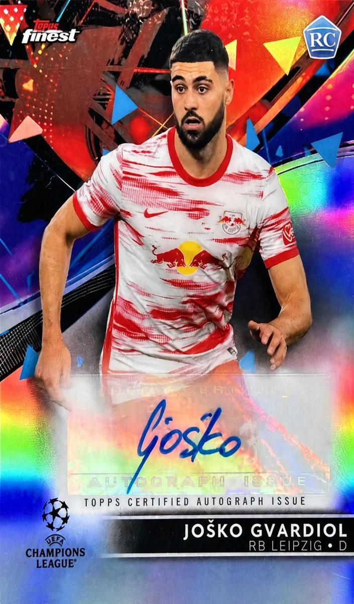 2021 Topps Finest UEFA Champions League Soccer Josko Gvardiol #BA-GV