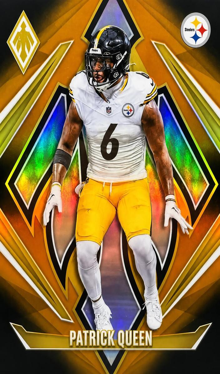 2024 Panini Phoenix Football Orange Fade Patrick Queen #117