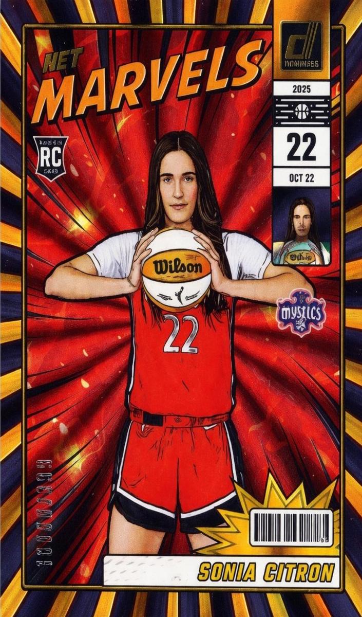 2025 Panini Donruss WNBA Basketball Orange Laser Sonia Citron #4