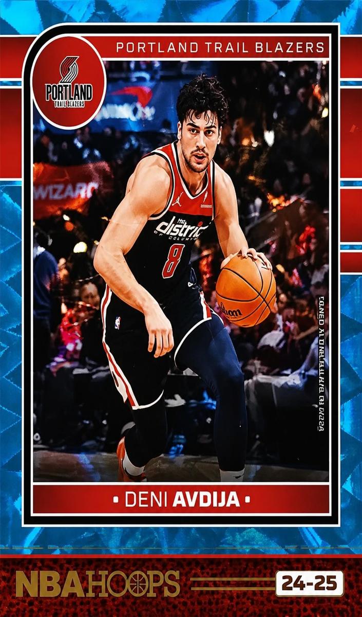 2024 Panini Hoops Basketball Teal Explosion Deni Avdija #183