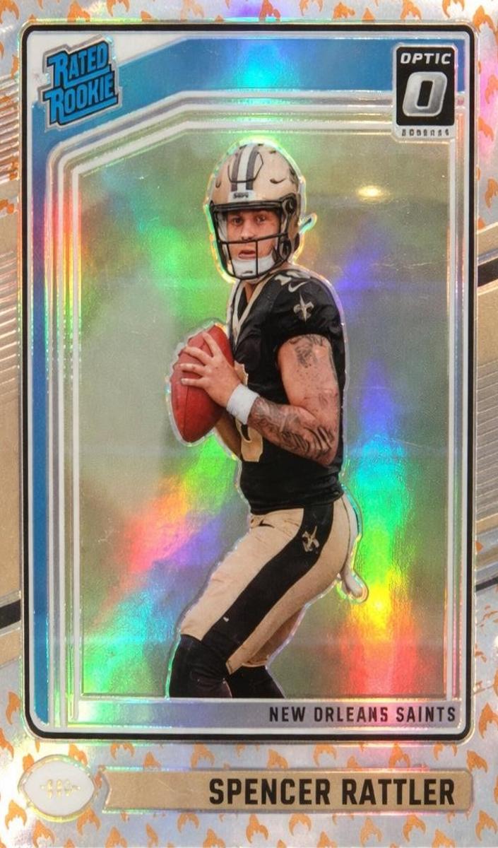 2024 Donruss Optic Football Fire Spencer Rattler #289