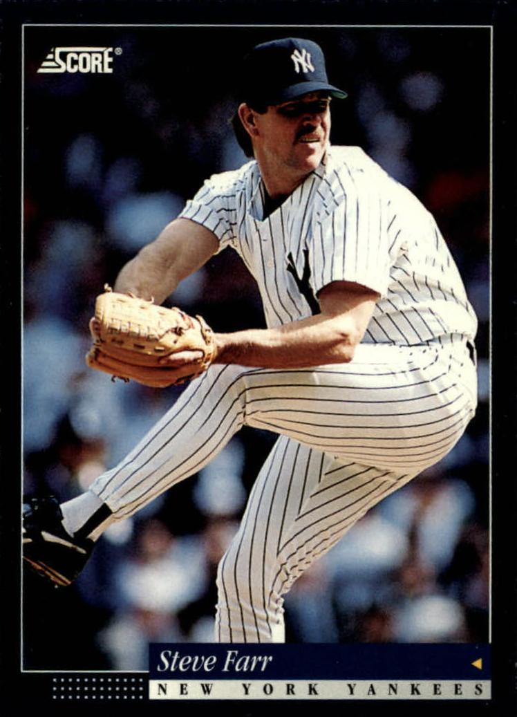 1994 Score Baseball Steve Farr #535