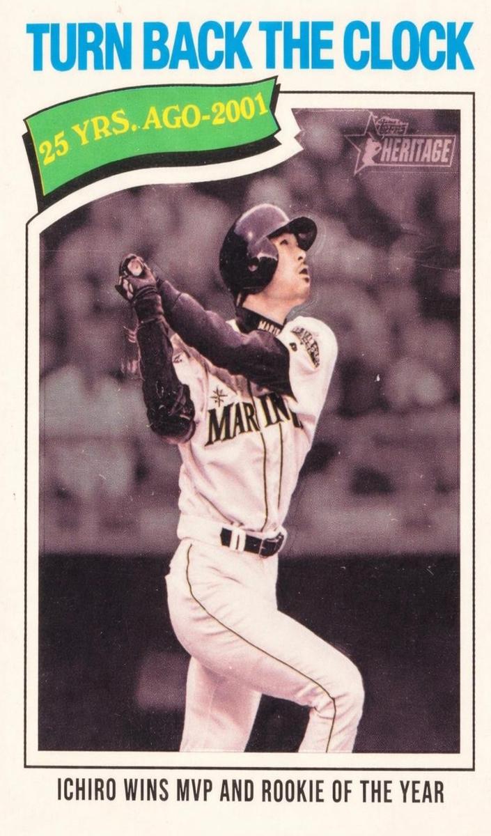 2026 Topps Heritage Baseball Ichiro #337