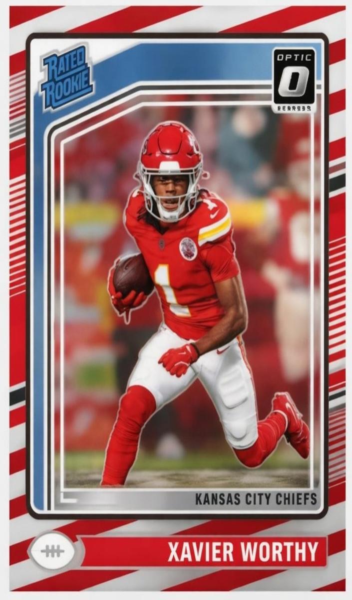 2024 Donruss Optic Football Freedom Xavier Worthy #300