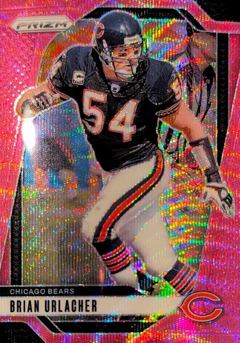 2024 Panini Prizm Football Pink Wave Brian Urlacher #52