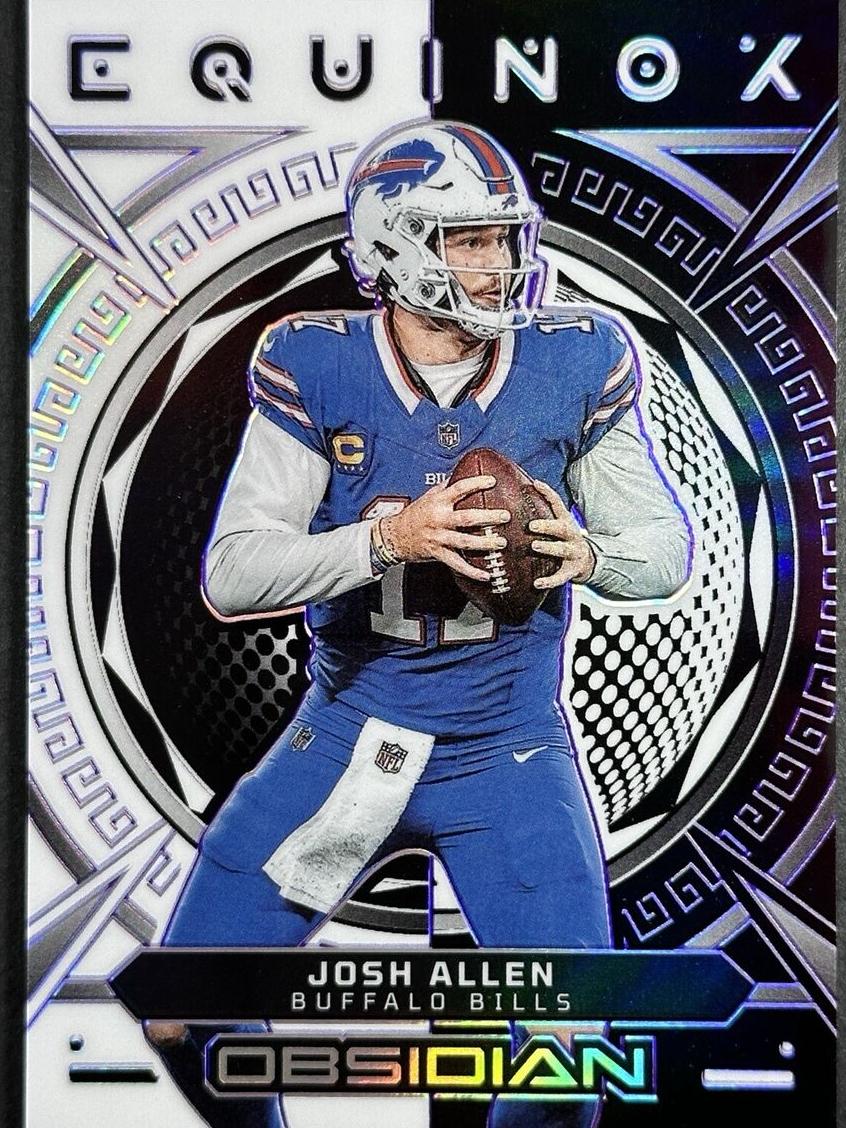 2023 Panini Obsidian Football Electric Etch Purple Josh Allen #2