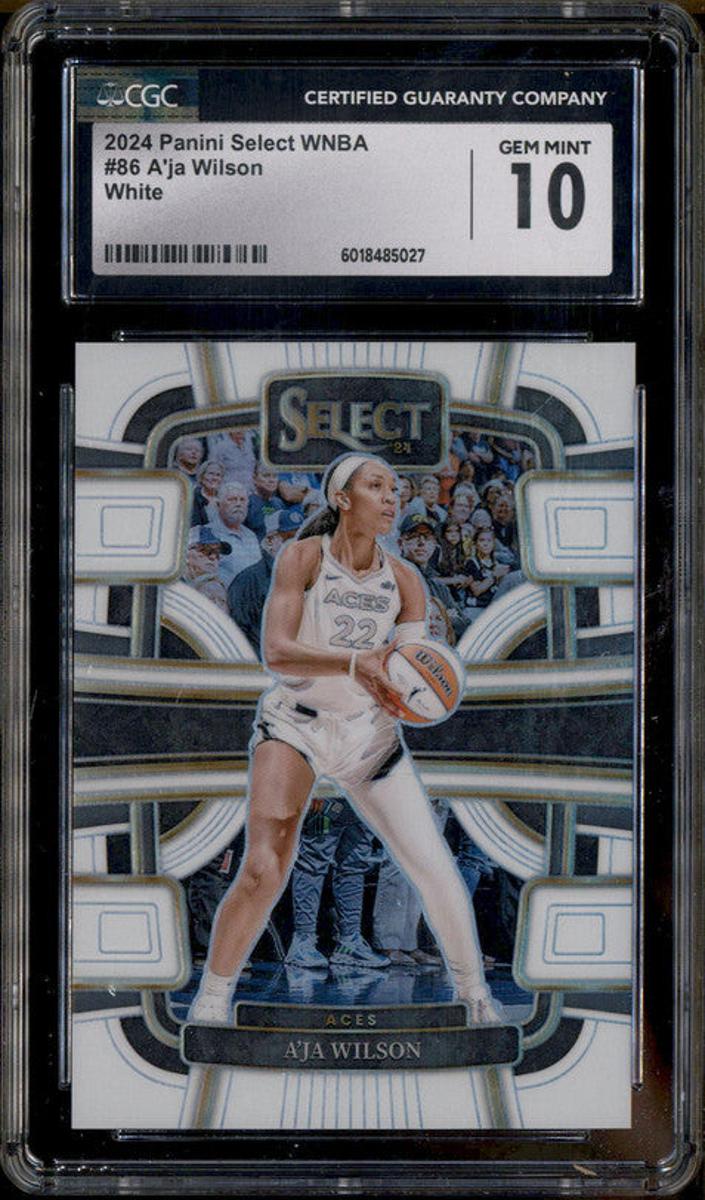 2024 Panini Select WNBA Basketball White A'ja Wilson #86