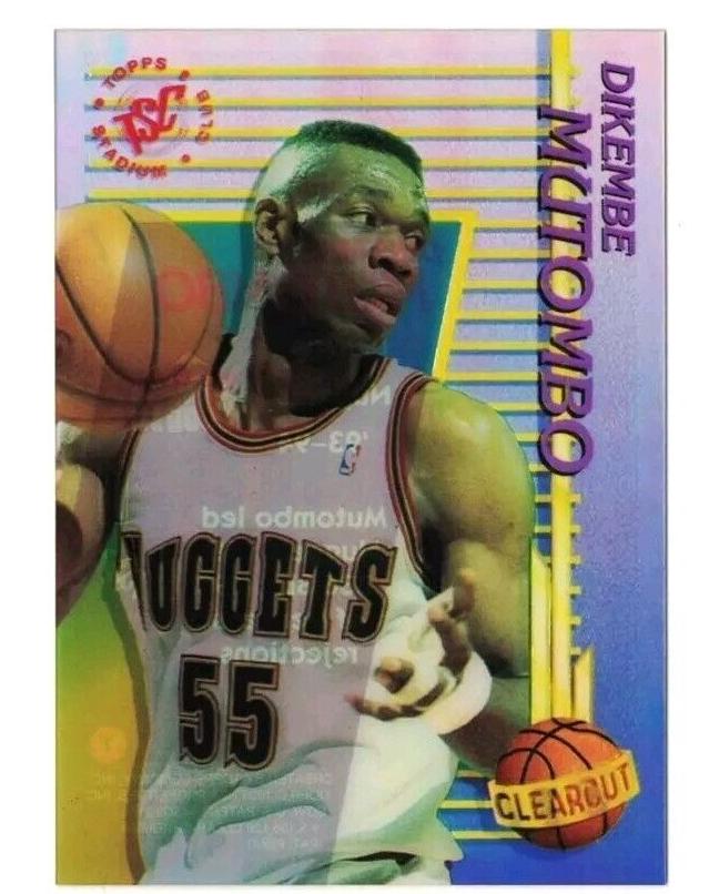 1994 Topps Stadium Club Basketball Dikembe Mutumbo #7 PSA 9