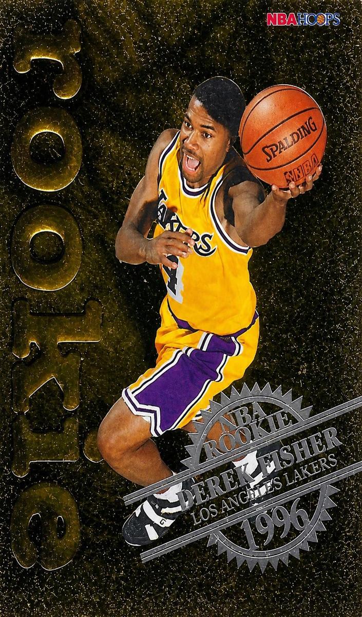 1996 Hoops Basketball Derek Fisher #9 PSA 9